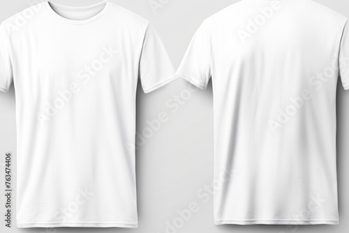 white t shirt template