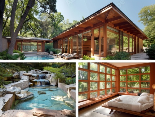 Collage of House and Pool