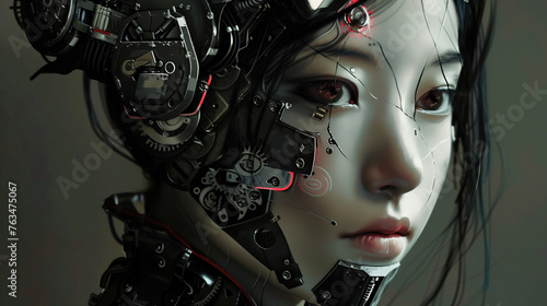 Illustration of a human robot hybrid