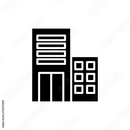 hotel glyph icon