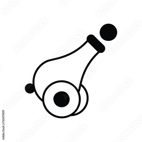 Canon icon with white background vector
 photo