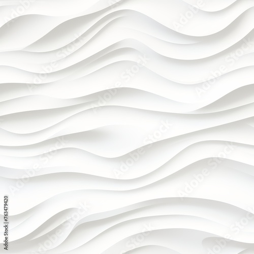 Abstract Background with Elegant and Graceful White Wavy Lines Creating a Soothing Ripple Effect in a Seamless Pattern, Ideal for Various Design Projects and Creative Artistic Endeavors.