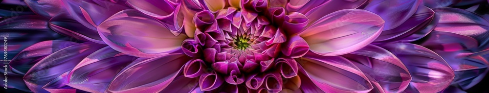 Close Up of Purple Flower on Black Background Close Up of Purple Flower on Black Background