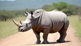 A Rhinoceros In A Safari Adventure Upscaled 8 2