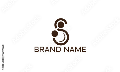 Free Download Abstract Initial Letter S Logo. White and Blue Sea Wave Origami Style isolated on Blue Background. Usable for Business and Branding Logos. Flat Vector Logo Design Template Element - GFXLoad