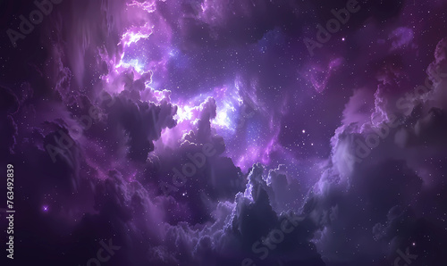 amazing purple galaxy background