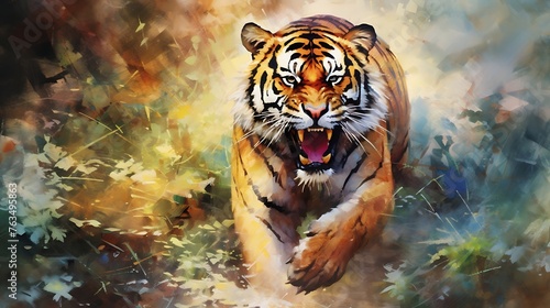 Roaring Majesty  The Majestic Tiger
