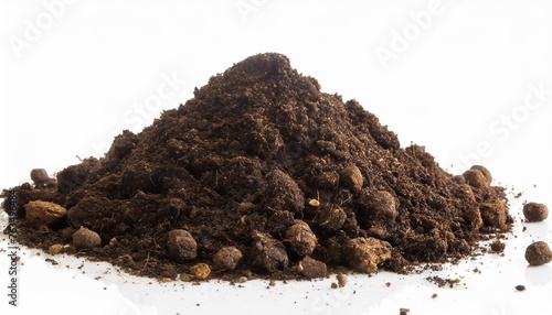 soil isolated on background cutout