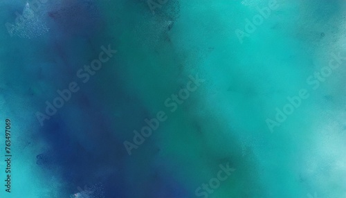 painting background texture with teal midnight blue and dark cyan colors and space for text or image can be used as header or banner