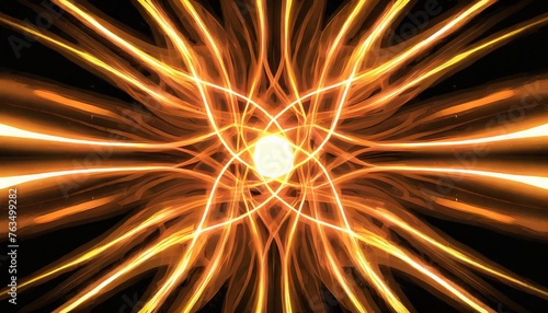 abstract fire light dance effect background