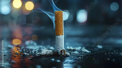 World No Tobacco Day Concept: anti smoking, and no smoking, lung health care.