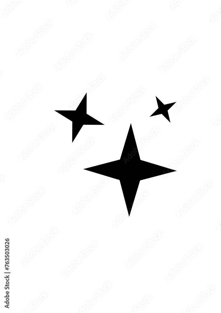 star on white star on white