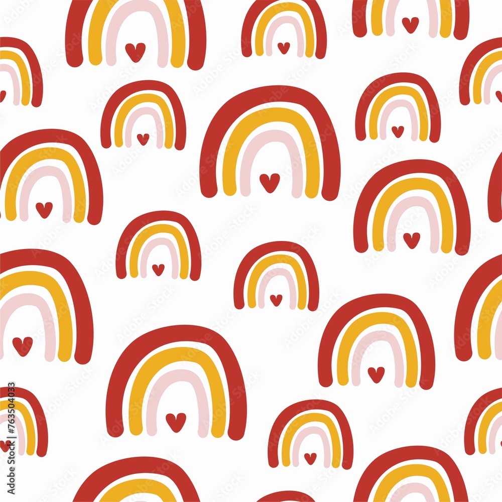 seamless pattern with rainbows seamless pattern with rainbows