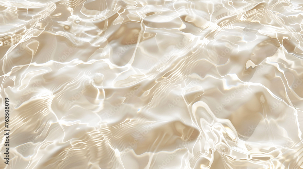 Shiny beige water texture. Copy space Shiny beige water texture. Copy space