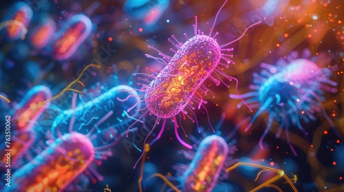 Smart, neon-enhanced bacteriophages targeting antibiotic-resistant infections photo