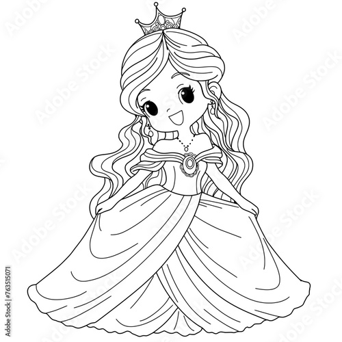 illustration of a princess