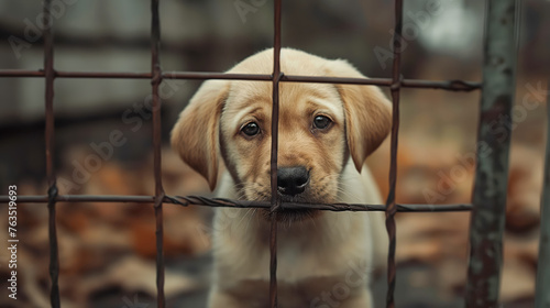 Dog Heartbreak Behind Bars, Shedding Light on Puppy Mills' Tragic Puppies, A Cry for Compassion and Adoption Amidst Sorrow.