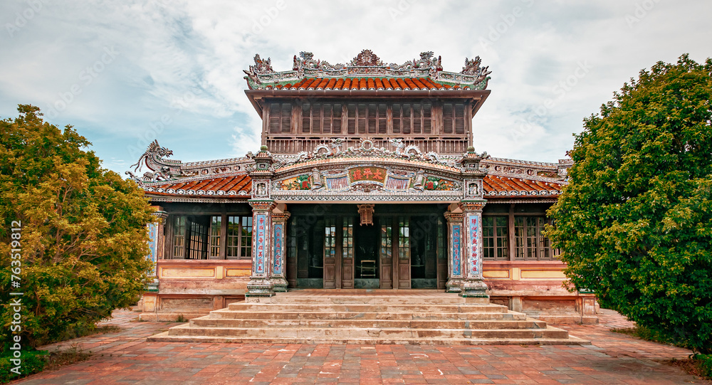 Hue, Thua Thien Province, Vietnam: Thai Binh Lau (Royal Reading Pavilion) in the Imperial City