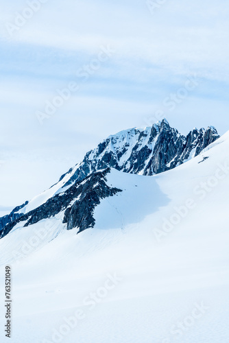 Landscapes of Antarctica with snow capped peaks © Michael