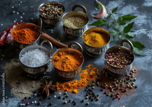 variety of spices