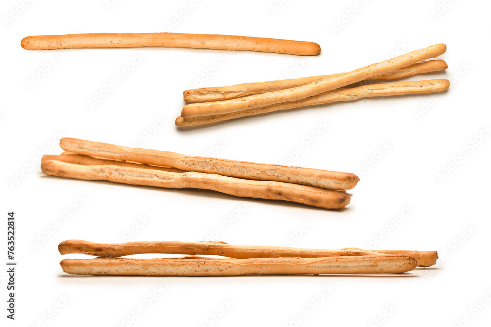 Bread sticks isolated on white background. Bread sticks isolated on white background.