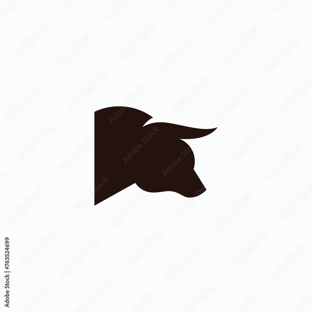 Bull Taurus Logo icon, Template vector illustration Bull Taurus Logo icon, Template vector illustration