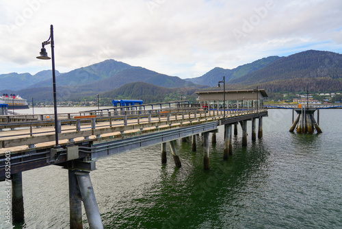 South cruise ship berth in Juneau, the capital city of Alaska, USA photo