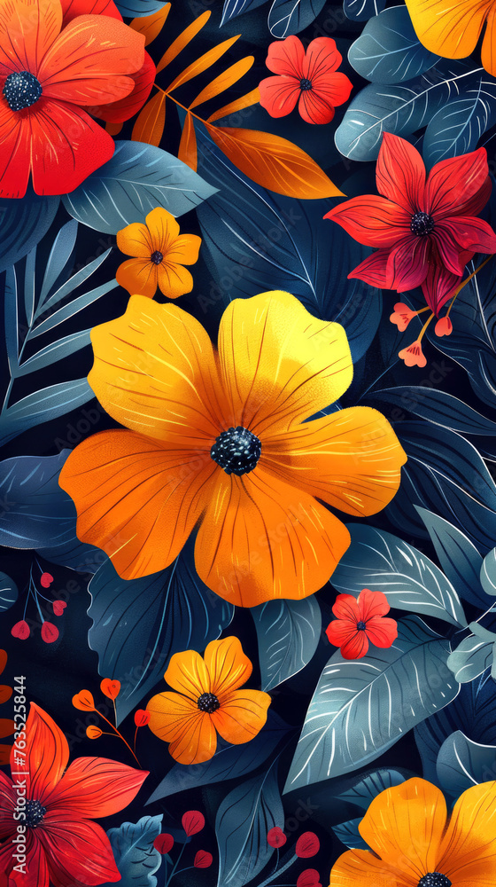 A positive spring card with painted flowers to lift your spirits and believe in the best. A positive spring card with painted flowers to lift your spirits and believe in the best.