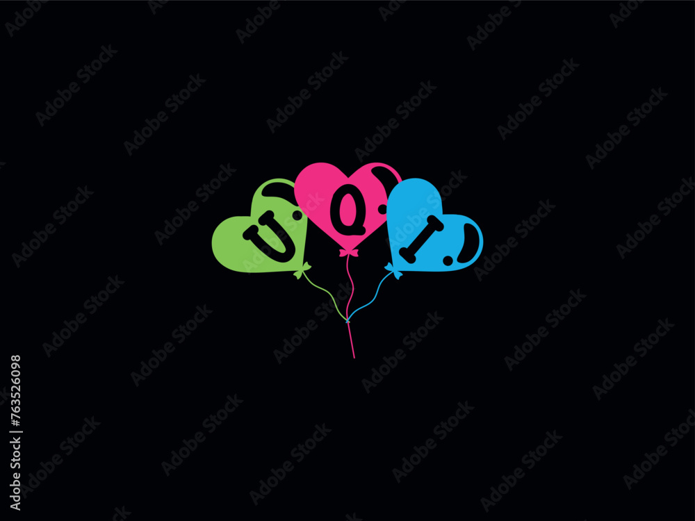 Creative UQI Letters Logo For You Creative UQI Letters Logo For You