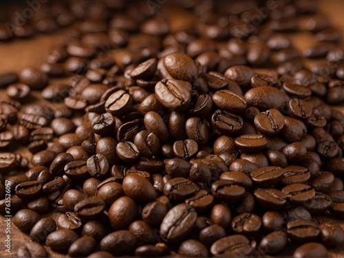 Variety of coffee beans