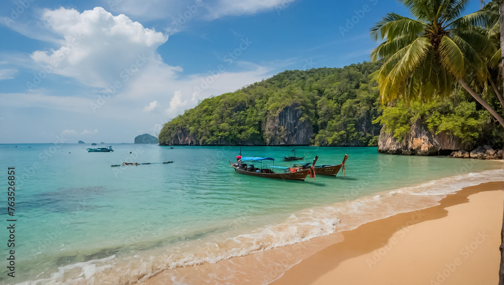 Fototapeta premium beautiful beach in Thailand