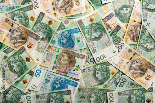 polish paper money or banknotes