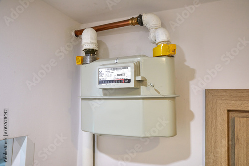 Licznik zużycia gazu w mieszkaniu © arteffect.pl