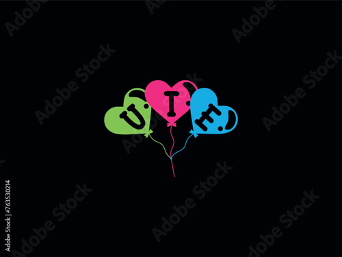 Lettering UTE Luxury Logo For Kids Shop