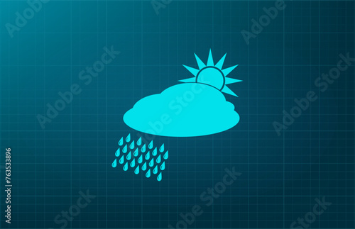 Vector illustration on a blue background.