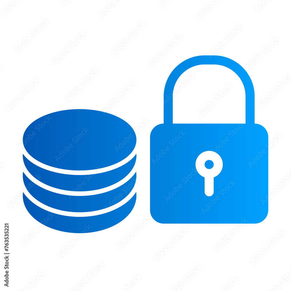 This is the Protection icon from the Accounting icon collection with an solid gradient style This is the Protection icon from the Accounting icon collection with an solid gradient style