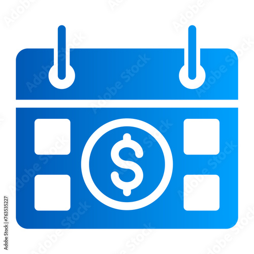 This is the Payment Day icon from the Accounting icon collection with an solid gradient style