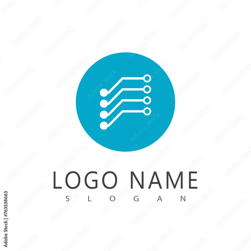 Circuit logo vector element symbol and design Circuit logo vector element symbol and design