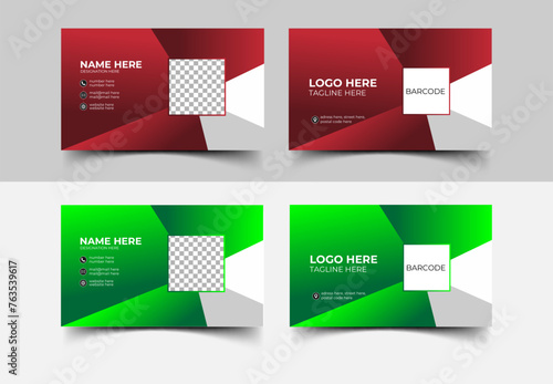 Stylish Business Card Bundle, Elegant Double Sided Business Card