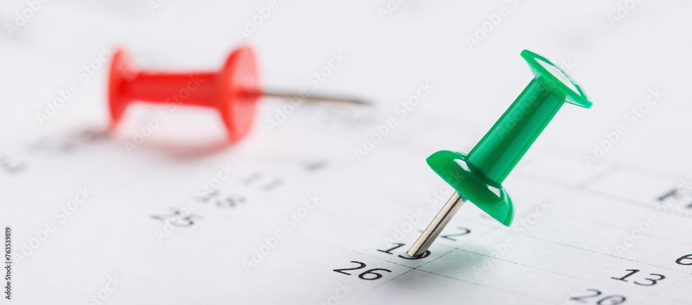 Important date and calendar appointment. pin on calendar. Important date and calendar appointment. pin on calendar.