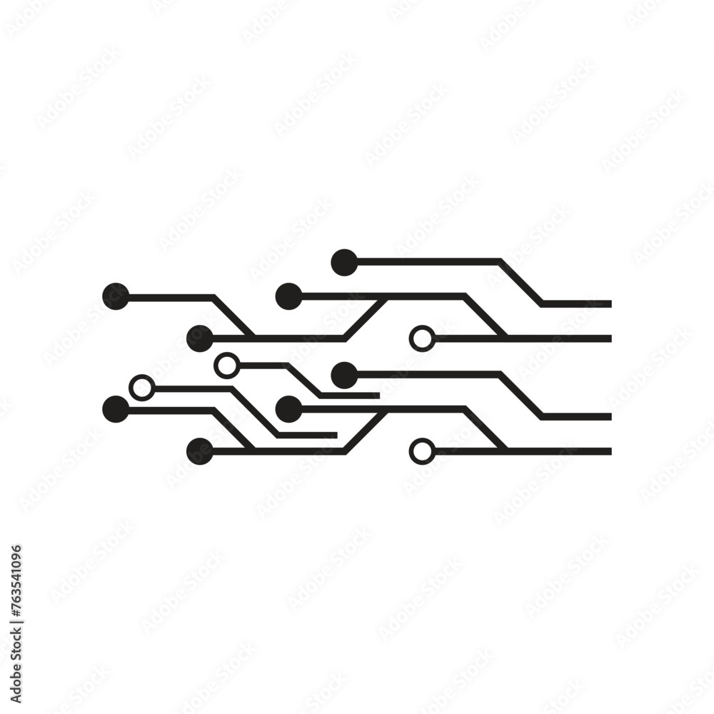 Circuit logo vector element symbol and design Circuit logo vector element symbol and design