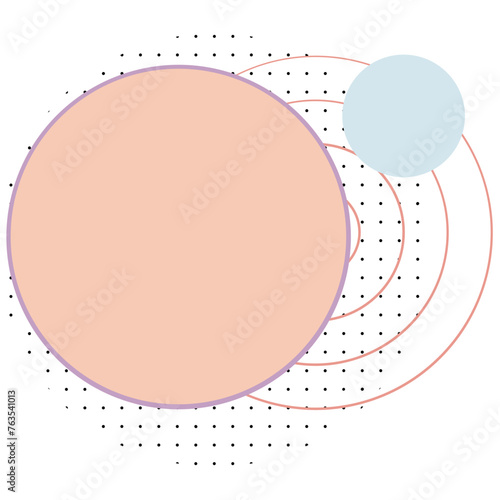 Geometric And Halftone Object
