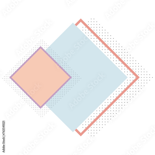 Geometric And Halftone Object