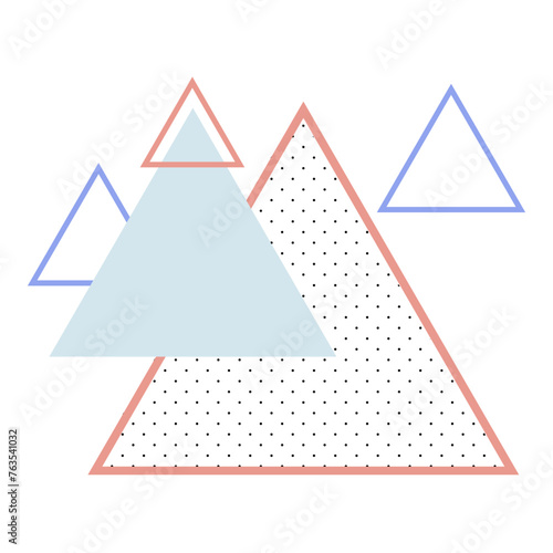 Geometric And Halftone Object