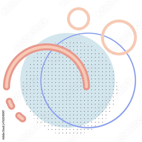 Geometric And Halftone Object