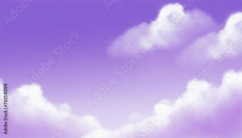 purple sky background with white cloud fantasy cloudy sky with pastel gradient color nature abstract image use for backgroung © Charlotte