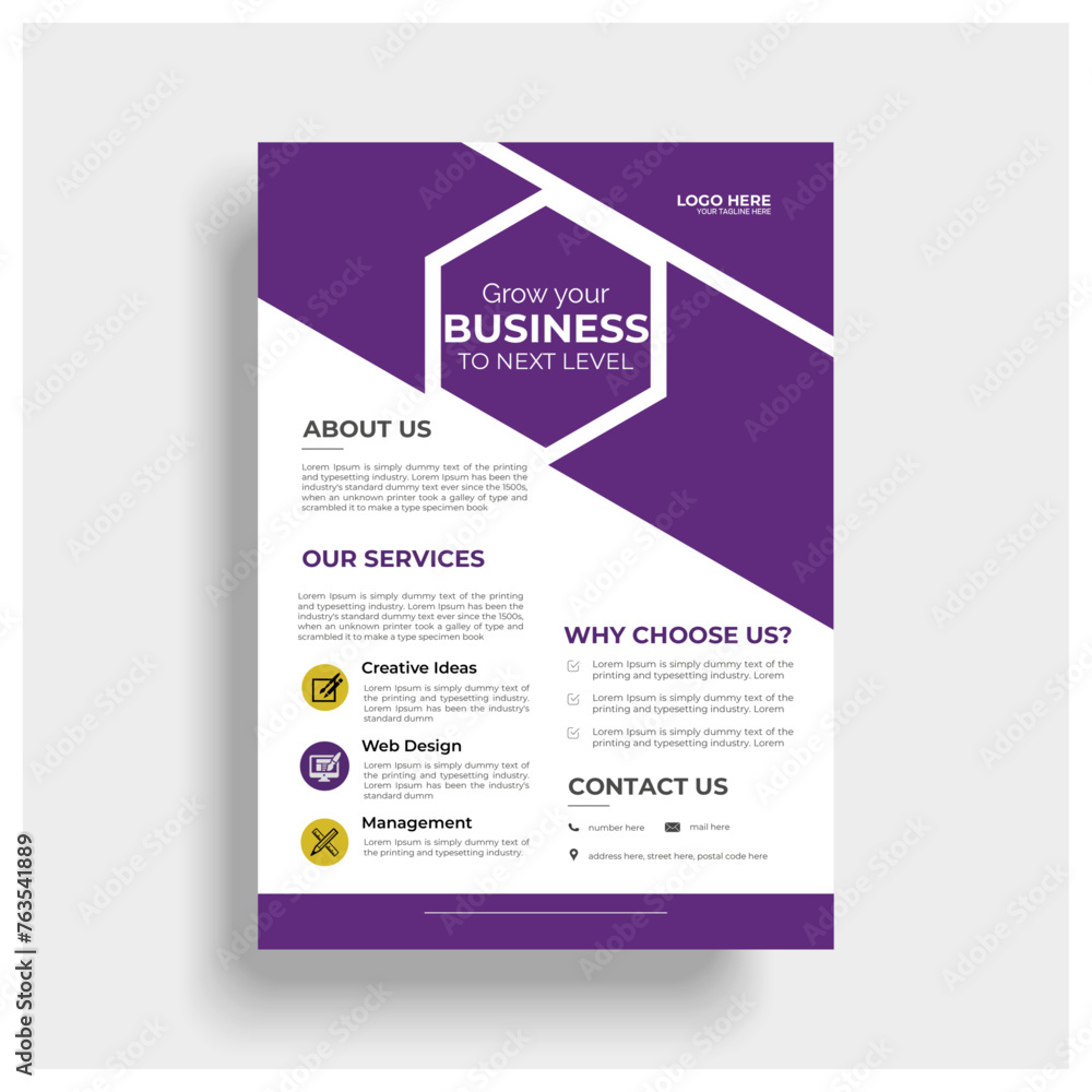 Business Brochure design, cover modern layout, poster, flyer in A4 Business Brochure design, cover modern layout, poster, flyer in A4