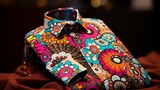 Floral Finesse: Dynamic Shirt Print Featuring Florals





