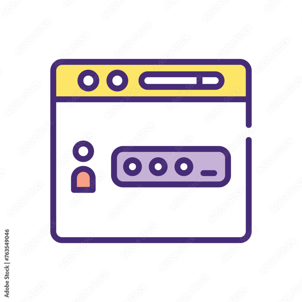 Log In Monetization icon design Log In Monetization icon design