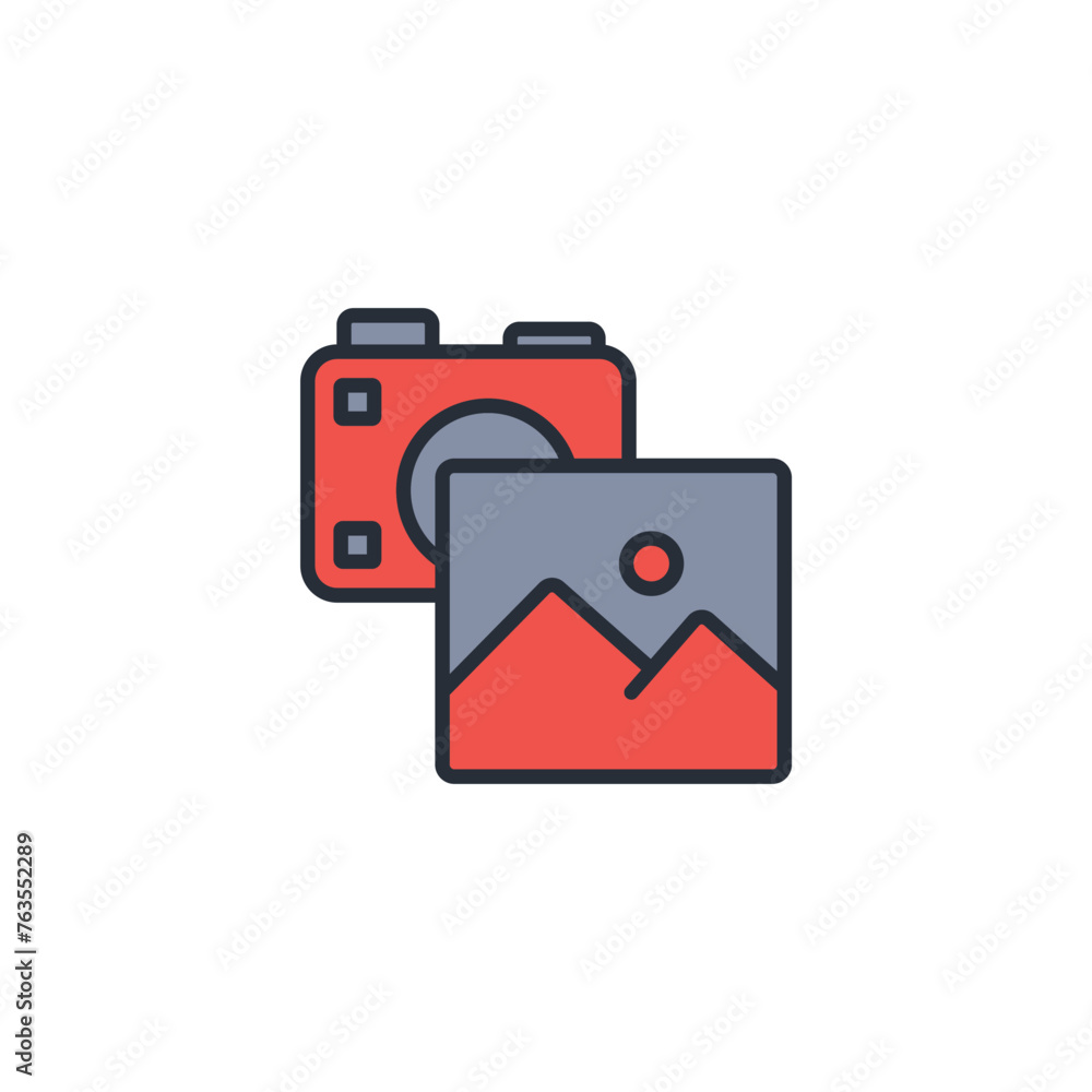 photography icon. vector.Editable stroke.linear style sign for use web design,logo.Symbol illustration. photography icon. vector.Editable stroke.linear style sign for use web design,logo.Symbol illustration.